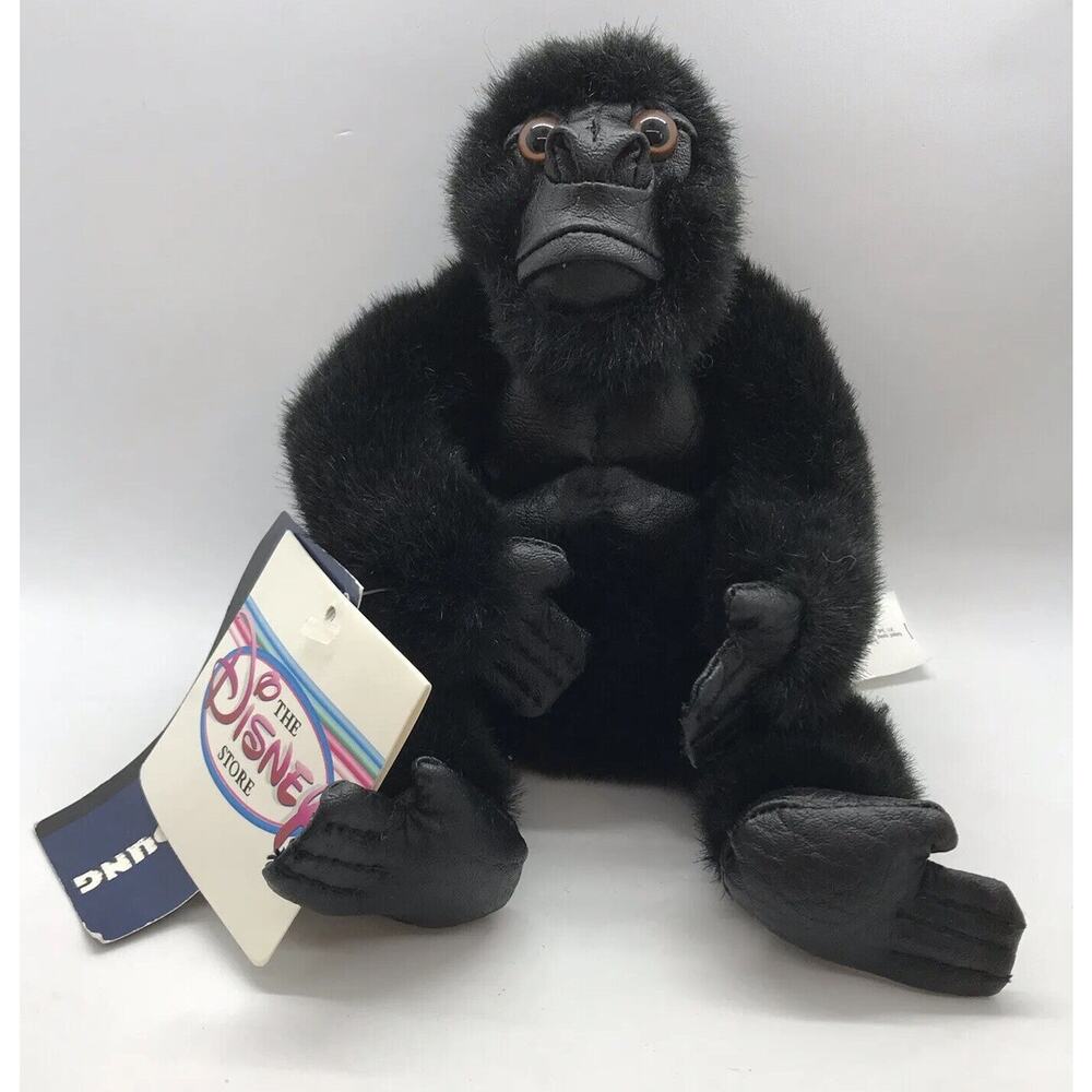 Disney Store Gorilla Mighty Joe Young Mini Bean Bag Plush 8" Stuffed Animal Toy‎